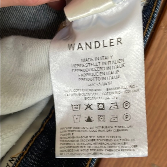 Wandler Chamomile dark indigo barrel Jeans NWOT - Picture 8 of 12